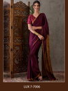 Lux 7 Semi Modal Fancy Printed Saree Wholesale Market In Surat